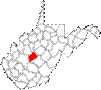 State map highlighting Clay County